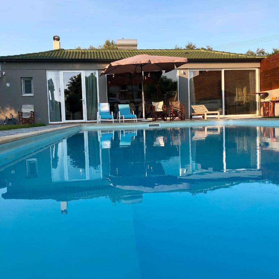 Sunlit Pool House Villa Posidhonía Dış mekan fotoğraf