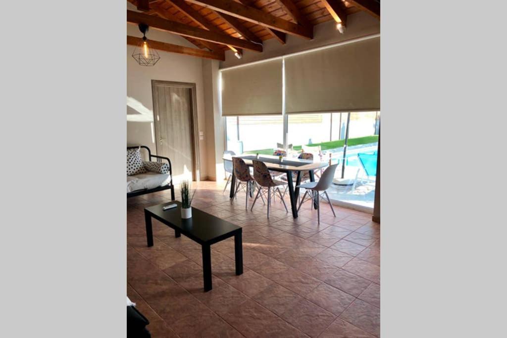 Sunlit Pool House Villa Posidhonía Dış mekan fotoğraf