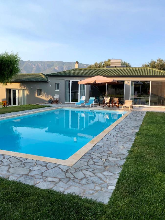 Sunlit Pool House Villa Posidhonía Dış mekan fotoğraf