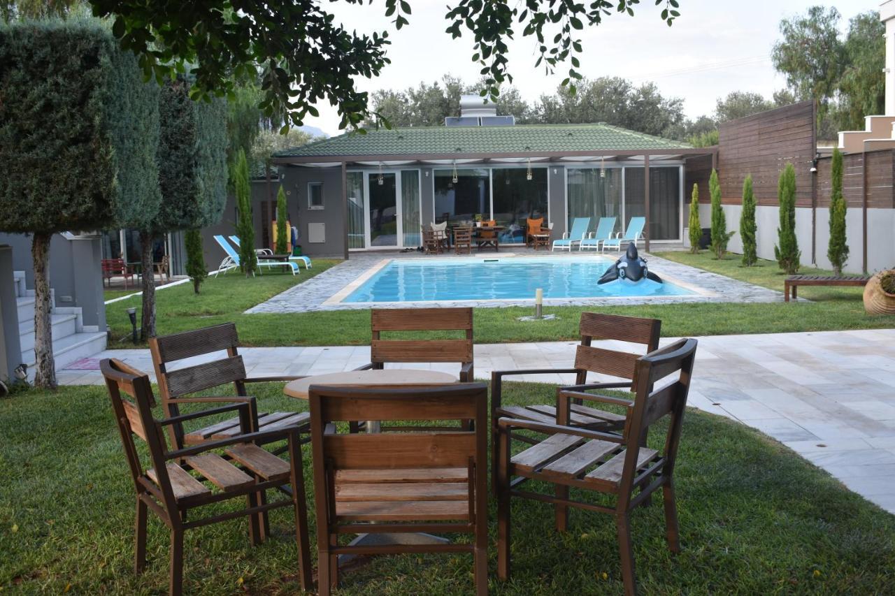 Sunlit Pool House Villa Posidhonía Dış mekan fotoğraf